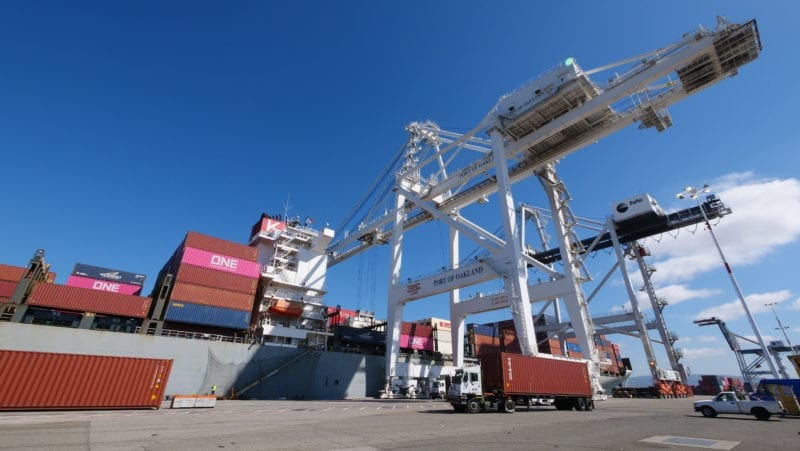 TraPac Oakland Ship-to-Shore Crane